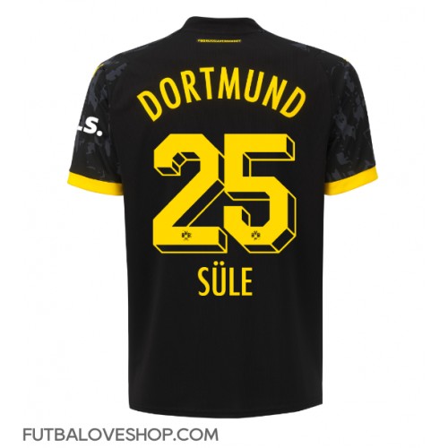 Dres Borussia Dortmund Niklas Sule #25 Preč 2023-24 Krátky Rukáv